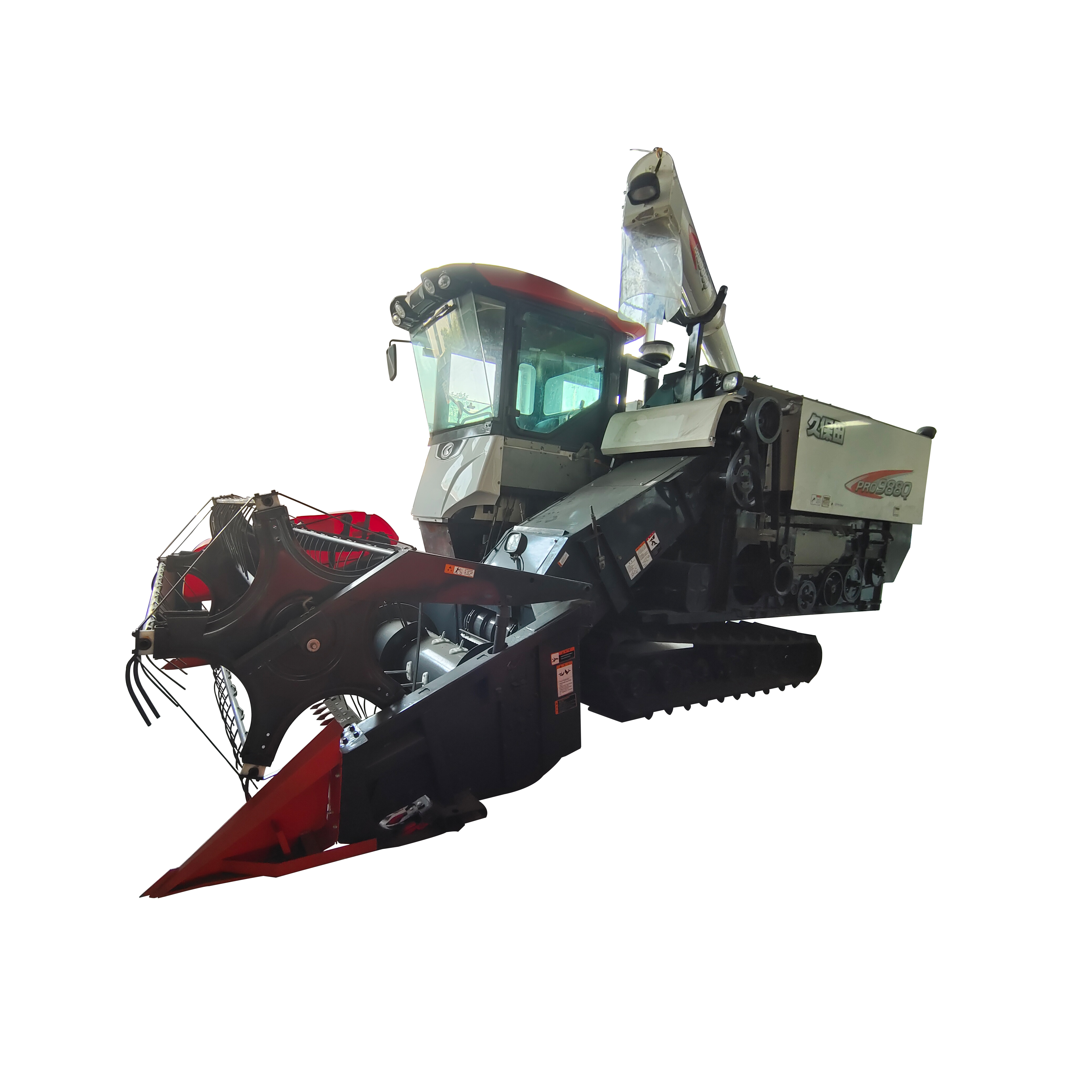 High quality hot sale PRO988 with 1400L granary  for farm grain threshing combine harvester