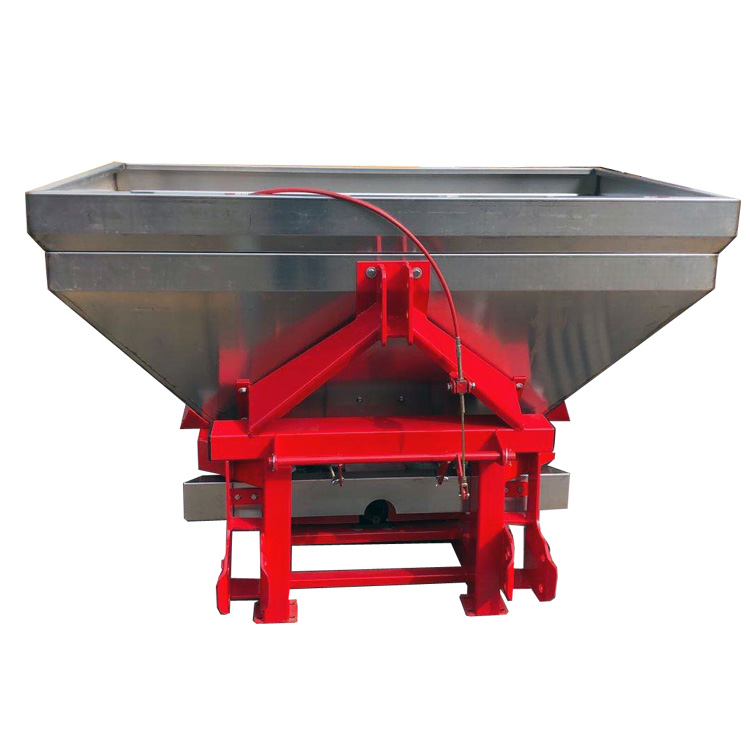 FLS1200 double dish fertilizer spreader stainless steel fertilizer spreader for 60-100hp tractor